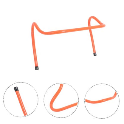 LIOOBO 4pcs Agility Hurdles 15cm Plastic Speed Training Hurdle Set for Football Soccer Agility and Sprint Drills Youth Sports Training Equipment
