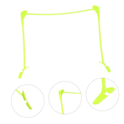 Hemoton Foldable Soccer Training Equipment with Adjustable Heights for Football Basketball and Athletic Drills Durable Detachable Practice Hurdles for Skill Development and Coordination