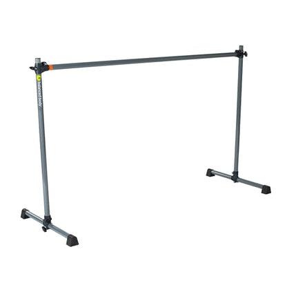 Balanced Body Portable Barre, Pilates Bar, Workout Equipment for Home Gym or Pilates Studio, 4 ft or 6ft, Dark Gray.