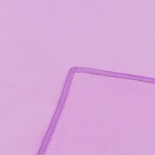 Eunzel Hot Yoga Towel Non Slip Yoga Mat Towel Non-Slip Sweat Absorbent Microfiber Towel for Hot Yoga, Pilates and Workout 72" x 26.5", Purple