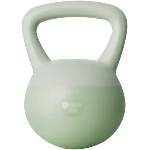Kettlebell Home Fitness Women Soft Kettlebell Weights, New PVC Soft Rubber Kettle Ball, Does Not Damage The Floor, Practice Hip/body Shaping(Green-6kg)