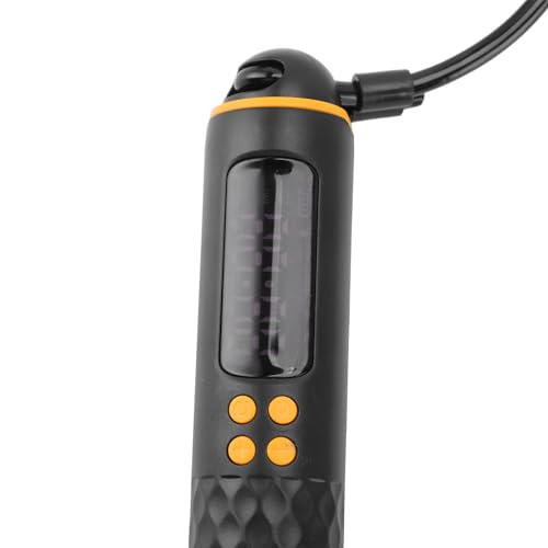 Jump Rope with Counter, Weighted Cordless Skipping Rope for Fitness, Rechargeable Ropeless Jump Rope with Digital Display for Men Women Kids Home Gym Cardio Training