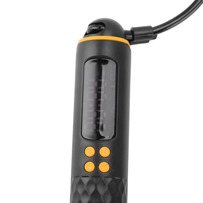 Jump Rope with Counter, Weighted Cordless Skipping Rope for Fitness, Rechargeable Ropeless Jump Rope with Digital Display for Men Women Kids Home Gym Cardio Training
