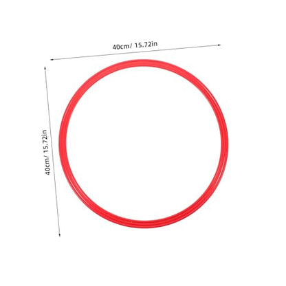 BESPORTBLE 4pcs Soccer Agility Training Rings Versatile Speed and Coordination Drills for Football Players Lightweight and Durable Material for Indoor and Outdoor Use