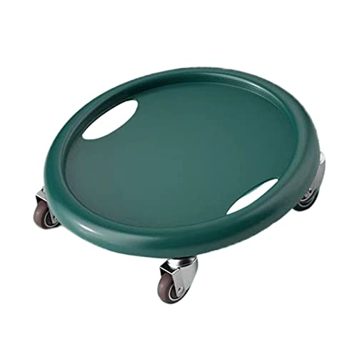 SUNGOOYUE Core Slider, Abdominal Training Tool with 4 Rollers and Slip Proof Pattern for Home Gym, Office and Various Workouts - color: Dark Green