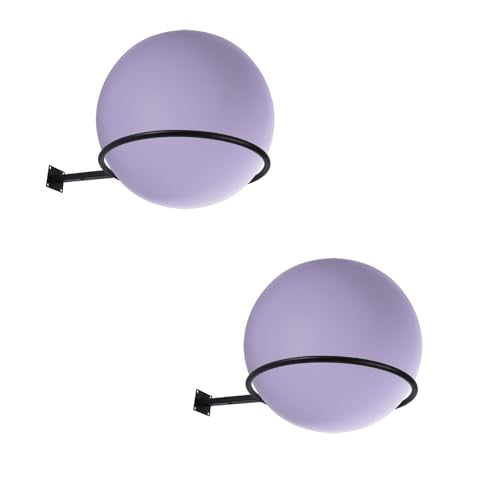Large Stability Ball Storage Rack Exercise Dall Wall Holder Yoga Studio Gym Exercise Ball and Equipment Organizer（2 pcs）