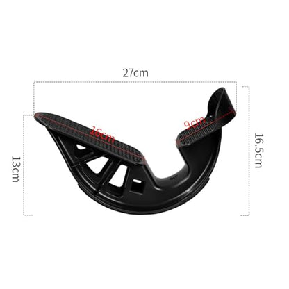 Colaxi 2Pcs Foot Rocker Calf Stretcher Non Slip Portable Fitness Pedal Foot Tilting Stretching Tool for Balance Exercise Flexibility - color: Black