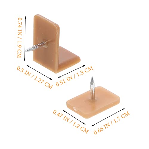 Shaped Cleat Sliders for Furniture Core Sliders Plastic Drawer Slide Socket Easy Install for Dresser Drawer Guides