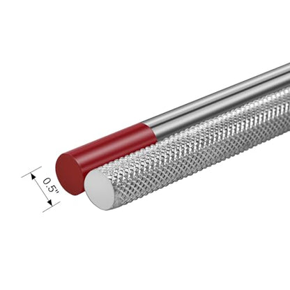 Premium 2Pcs Winding Bars with Non-Slip Handle 1/2’’ in Diameter X 17.5’’ in Length,Used for Garage Door Torsion Spring