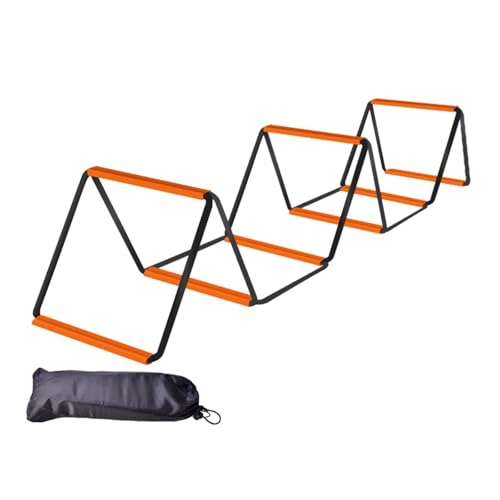 Agility Ladder Soccer Speed Ladder Multifunction Flexible Agility Training Equipment Football Footwork Ladder for Home Gym - size: 8 Grids With Bag