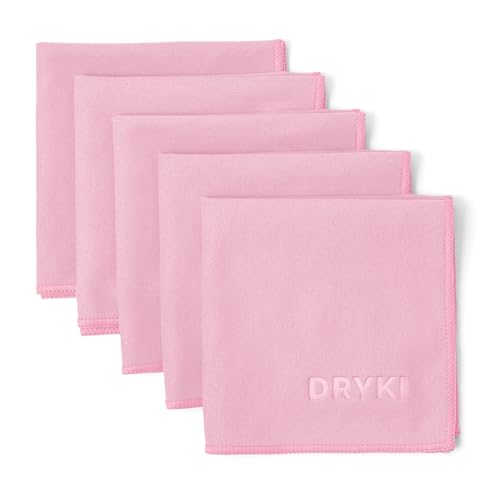 Sweat Absorbing Handkerchiefs - The Original Pocket-Sized Sweat Towels - Quick-Dry Microfiber Sweat Rags for Face, Hands, & Body - Men & Women - Gym, Sports, and Work (Pink: 5 Pack) - color: *Seashell Pink