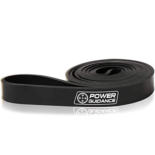 POWER GUIDANCE Pull Up Assist Bands - Stretch Resistance Band - Mobility Band - Powerlifting Bands - by Perfect for Body Stretching, Powerlifting, Resistance Training - color: black
