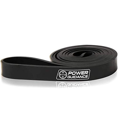 POWER GUIDANCE Pull Up Assist Bands - Stretch Resistance Band - Mobility Band - Powerlifting Bands - by Perfect for Body Stretching, Powerlifting, Resistance Training - color: black