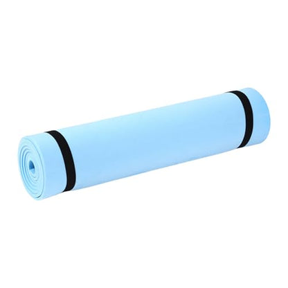 Sports Fitness Mat Exercise Body Building Blanket Nonslip Exercise Pad Gymnastics Mat Fitness Equipment Sports Supplies - color: Sky Blue