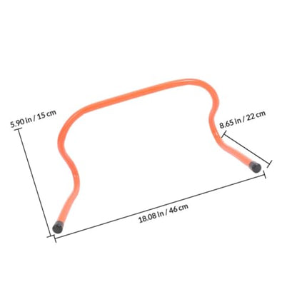 4pcs Plastic Agility Speed Hurdles 15cm for Soccer Football Training Equipment Youth Track Running Drill