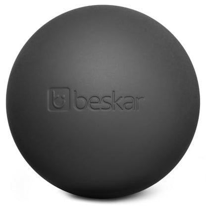Massage Lacrosse Balls for Myofascial Release, Trigger Point Therapy and Yoga Therapy, Foot Massage Ball to Relieve Plantar Fasciitis Black