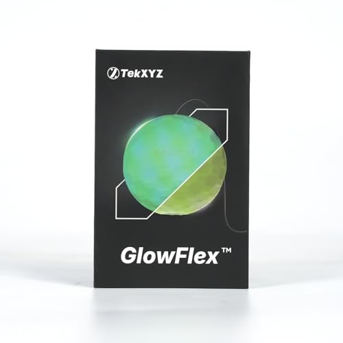GlowFlex™ Reflex Ball with Counter App, Glow-in-the-Dark | TekXYZ® Online Community for Boxing Ball, Ideal for Coordination, Stress Relief, Home Workouts & Fitness | Stocking Stuffer Gift for All Ages