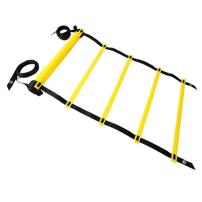 Agility Ladder Footwork Exercise Ladder Speed Training for Sports with Portable Design for Football Basketball Tennis Soccer Fitness Home Gym - size: 7 Meters 13 Rung