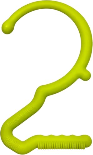 GoFit Muscle Self Massage Hook – Ergonomic Massage Wand for Targeted Muscle Relief, Deep Tissue Trigger Point Therapy, and Myofascial Release - size: Massage Wand