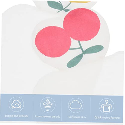 SHOWERORO 2pcs Sweat Towel Adorable Boy Girl Back Towel for Play Highly Absorbent and Quick-Dry Design Cartoon Pattern for Boys and Girls Comfortable