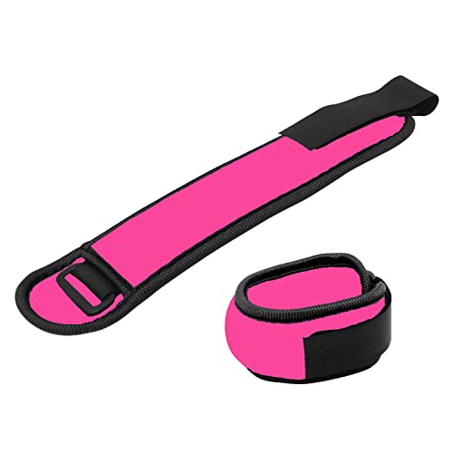 Pesas de Tobillo/Muñeca, Pesas de Puño de Mano de Brazo de Pierna Pequeña para Mujeres y Niños, Equipo de Ejercicio con Correas Ajustables para Gimnasio, Caminar, Trotar, Aeróbicos (1 Par) - color: 1.1 lb, Pink
