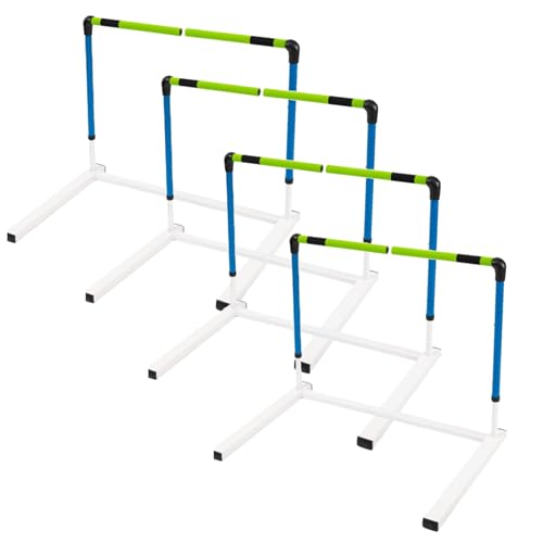 Adjustable Hurdles, Speed and Agility Training Equipment, Disconnecting Track Hurdles, Universal Soft Sponge Poles, Safe and Non-injurious, for Soccer, Basketball, Football(4 pcs) - color: 4 Pcs