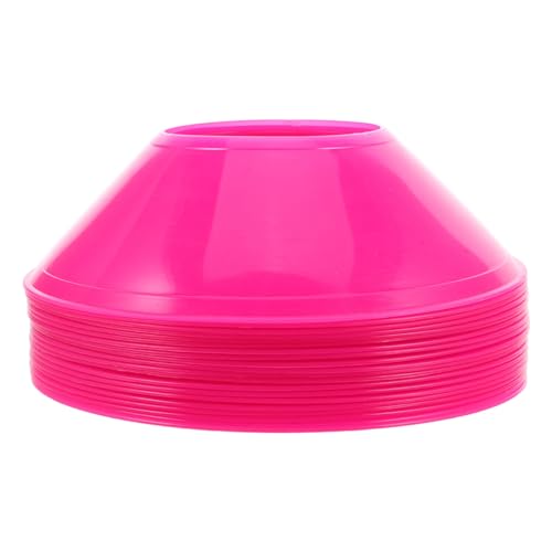 Toyvian Soccer Agility Training Cones 20Pcs - Compact Football Training Discs for Kids Sports Drills Basketball Skating - Portable Practice Markers for Outdoor Field Agility Equipment