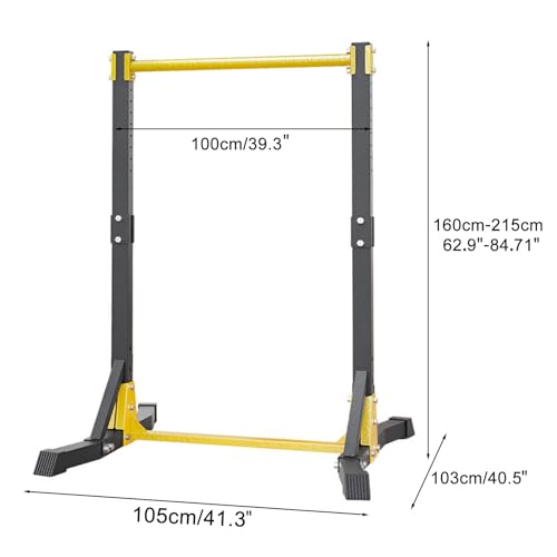 Pull Up Bar Dip Bar Pull Up Bar Free Standing Calisthenics Equipment Pull Up Station Dip Station Portable Pull-Up Bar Station for Home Gym Pull Up Stand Station 400LBS with 11 Gears