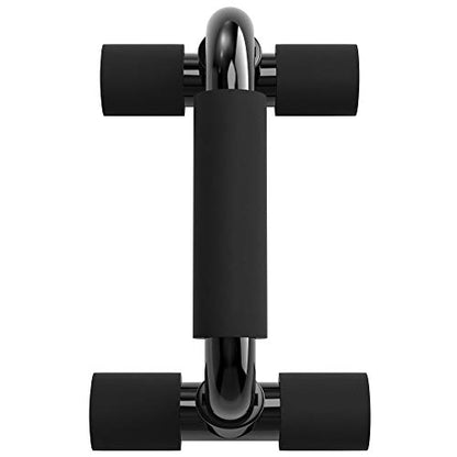 READAEER Push Up Bars Gym Exercise Equipment Fitness 1 Pair Pushup Handles with Cushioned Foam Grip and Non-Slip Sturdy Structure Push Up Bars for Men & Women