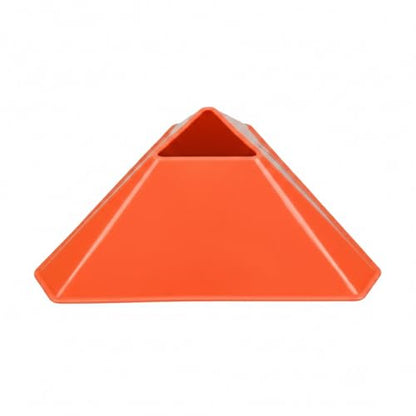 Triangular Sports Marker Cones for Agility Drills and Field Boundaries, PE Plastic Training Equipment (1 PC)