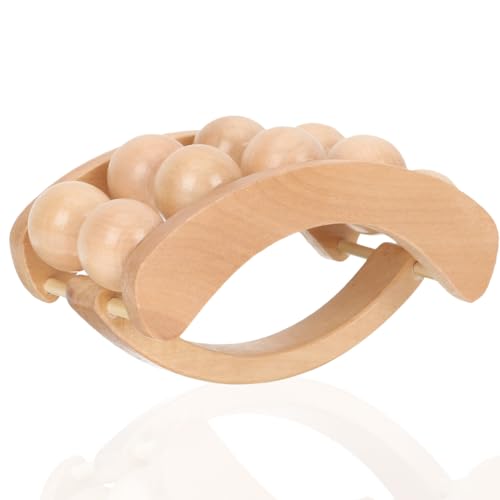 DOITOOL Neck Roller Massager 5.70X3.54X3.14In Manual Acupoint Massage Roller for Home Use Handheld Body and Shoulder Muscle Relief Tool