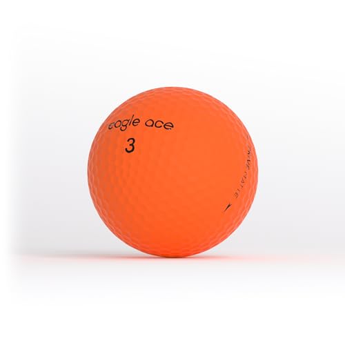 Eagle Ace™️ DriveMatte Golf Balls-2 Layers-Maximum Distance,Optimal Spin Control - color: Orange-12Pack