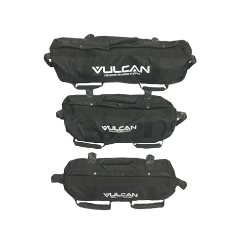 Vulcan Sandbag Trainer – Adjustable Heavy-Duty Workout Sandbag for Strength Training and Functional Fitness | 1050D Ballistic Nylon, Reinforced Filler Bags, Multi-Grip Handles for Cross-Training - size: Medium