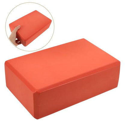 Luxshiny 2pcs Non-slip Eva Yoga Blocks 120g High-density Foam Bricks for Adults and Fitness Workout and Pilates Training Stability Support