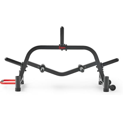 Sunny Health & Fitness Multi-Weight Storage Rack Stand for Dumbbells, Kettlebells, Olympic Weight Plates, Barbell, Medicine Ball - style: Plate & Barbell Rack