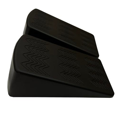 qibylift quat Wedge Block Pairs, YOGA Pilates Block Slant Board Calf Stretcher, Exercise Ramps for Weightlifting, Squat Wedges, Home Gym, Weight Lifting & Yoga