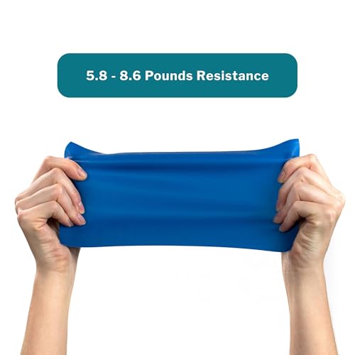 McKesson Can Do Exercise Resistance Band - Workout Bands for Physical Therapy - Blue, Heavy Resistance - 5 in x 25 yd, 1 Count