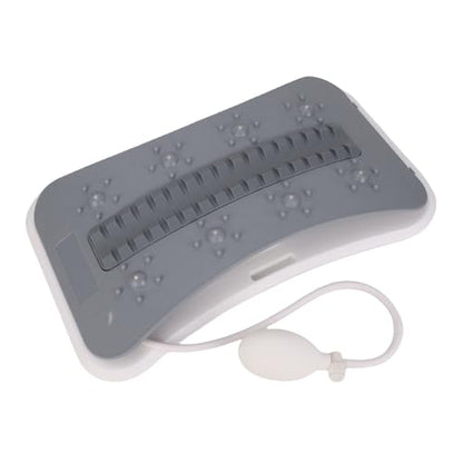 Back Stretcher for Lower Back Pain Relief, Adjustable Lumbar Traction Device, Arch Lumbar Cracker Board, Cracking Device, Stretching Cushion, Stretch (Grey)