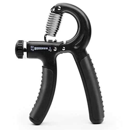 5-60 kg Grip Strengthener Exerciser – Adjustable Hand Grips Strengthener with Stainless Steel Spring for Strong Wrists, Fingers, Forearm, Hands