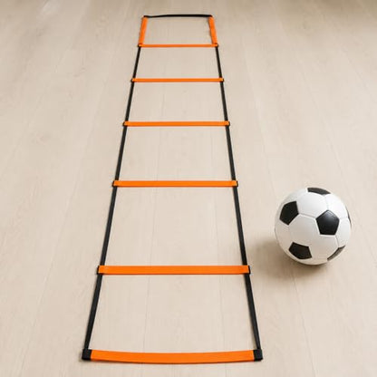 Agility Ladder, Speed Training Ladder for Football & Soccer, Butterfly Agility Speed Ladder with Storage Pouch, Agility Agility Ladder 10 Grid - style: Agility Agility Ladder 10 Grid