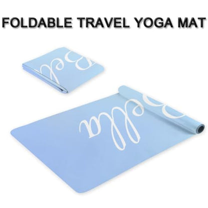 Custom Name Yoga Mat,Personalized Travel Yoga Exercise Mat,Non Slip,Perfect for Kids & Adults,Gradient Color D Series - color: Style 3