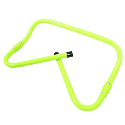 Veemoon Football Training Speed Hurdles Adjustable Height 2-Level PVC Plastic Agility Barriers Foldable Lightweight for Soccer Agility and Running Training Equipment