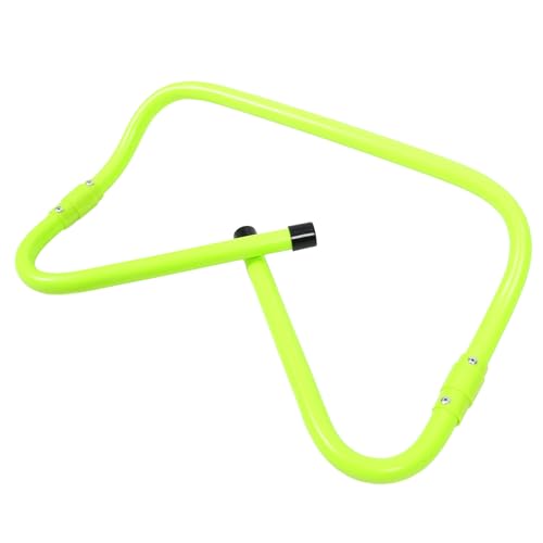 Veemoon Football Training Speed Hurdles Adjustable Height 2-Level PVC Plastic Agility Barriers Foldable Lightweight for Soccer Agility and Running Training Equipment