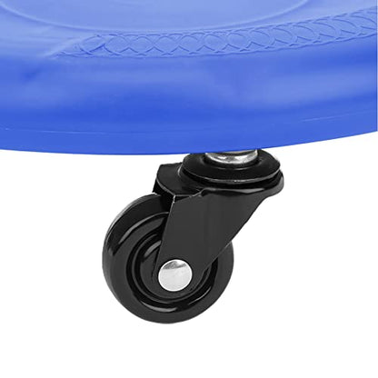 4 Wheel Abdominal Exerciser with Slide Disc, Multi - Directional Core Workout Equipment for Home Gym, Quiet PVC Wheels and Ergonomic Grip for Full - Body Toning