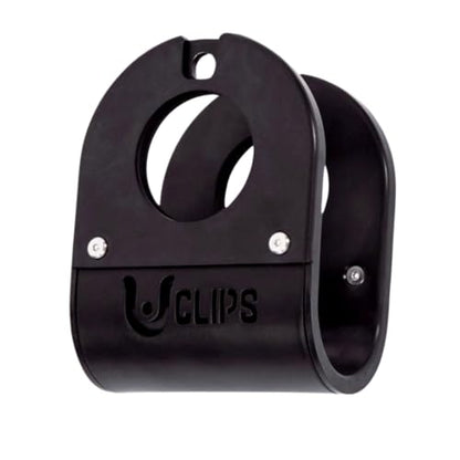 Home Gym U Clip - Bar to Landmine Adapter, Belt Squat and T-bar Row Attachment, Dip Belt Hook, Dumbbell to Barbell Converter, Versatile Fitness Accessory (Olympic)