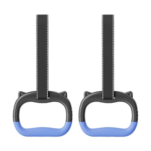 Gym Rings - 440 lbs Adjustable Pull-Up Bar Attachments | Pull up Rings - for Kids Obstacle Course Playground Backyard Home Indoor Outdoor Calisthenics Training Exercise