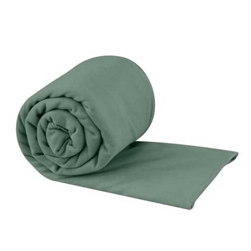 Sea to Summit Portable Pocket Towel for Camping, Gym, and Travel - color: Sage, style: Large