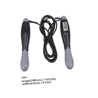 Smart Counting Jump Rope for Fitness Exercise Skipping Rope with Lightweight Non-slip Handles Portable Outdoor Indoor Training Tool for Adults and Men