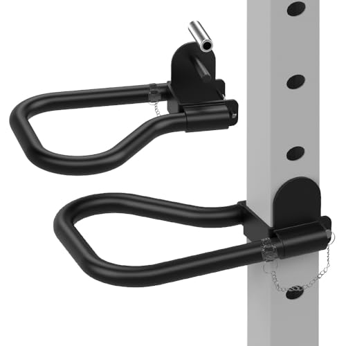 Kipika Power Rack Attachment for 5/8" & 1" Holes - Heavy Duty Home Gym Equipment for 2x2 or 3x3 Squat Rack, Adjustable and Easy to Install