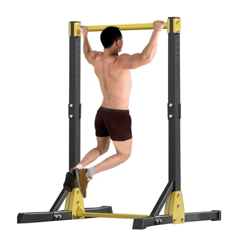 Pull Up Station, Power Tower, Strength Training Dip Stands Portable Pull-up Bar Station, Free Standing Pull Up Bar for Home Gym, Pull Up Tower Station 410LBS with 11 Gears Adjustment